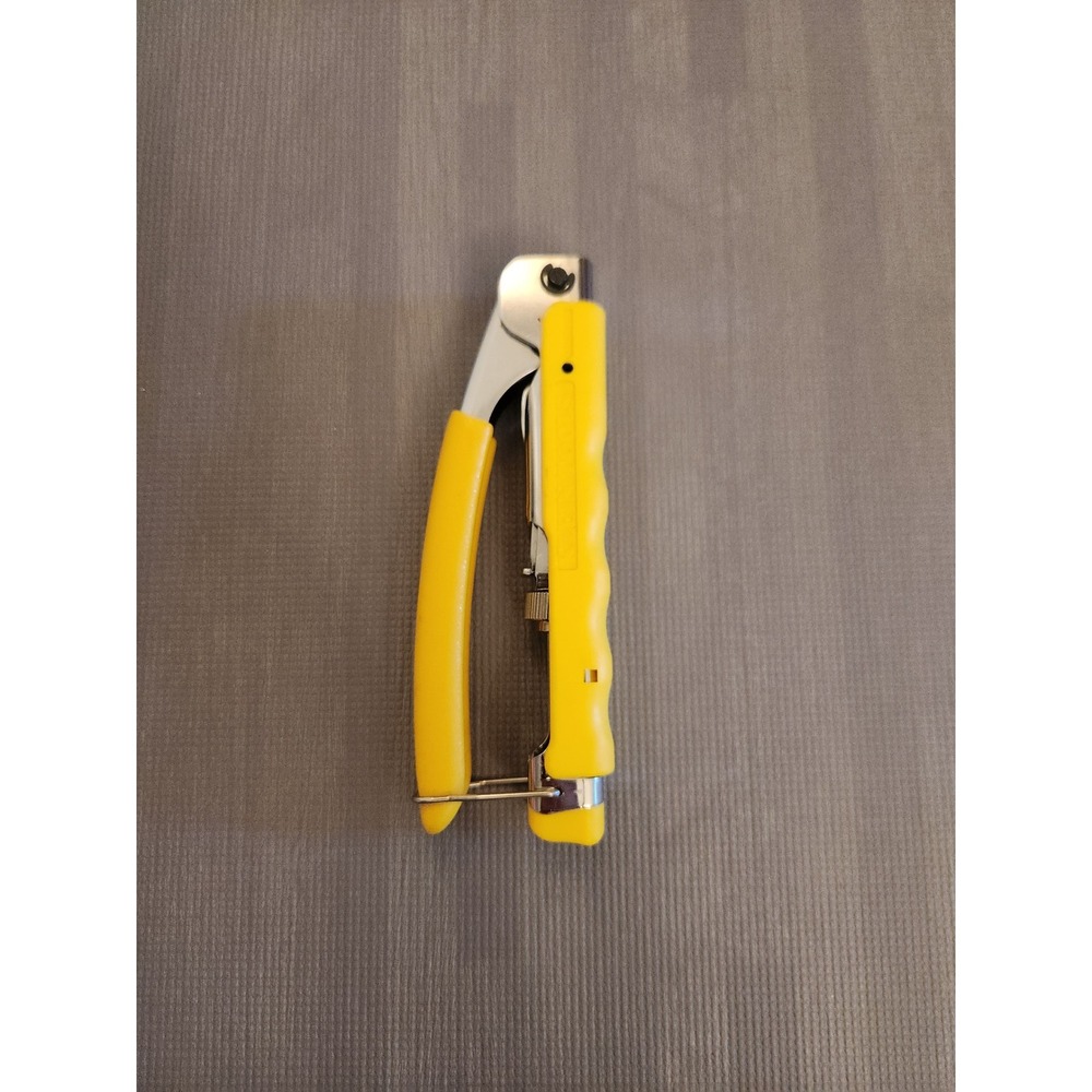 Klein Tools VDV211-048 Compression Crimper Yellow Coax RG59 RG6 F-Connector Tool